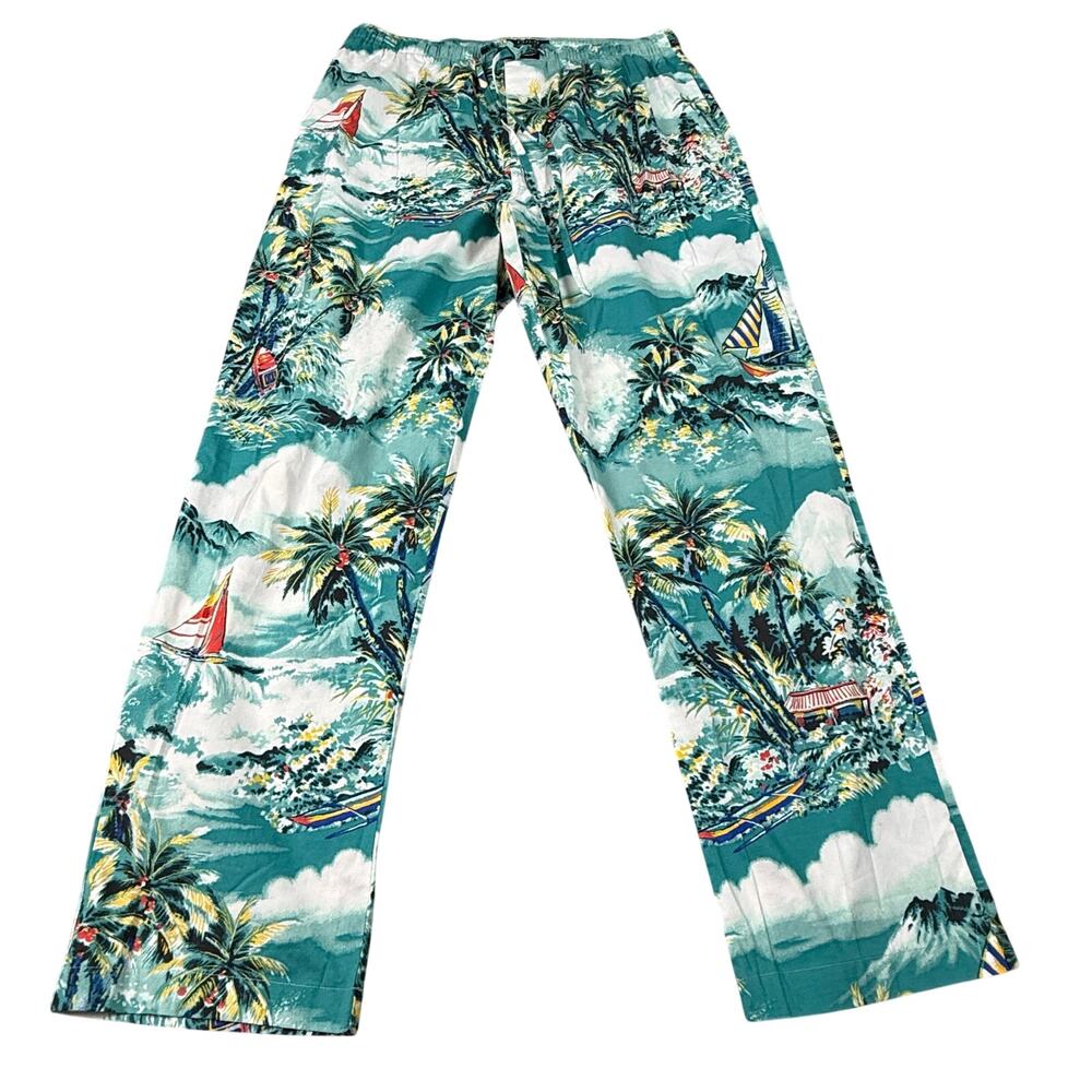 Polo Ralph Lauren RL Co Lounge Pants Men's L Tropical Print NWOT
